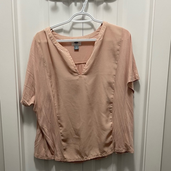 Large Old Navy pink blouse - Picture 1 of 2